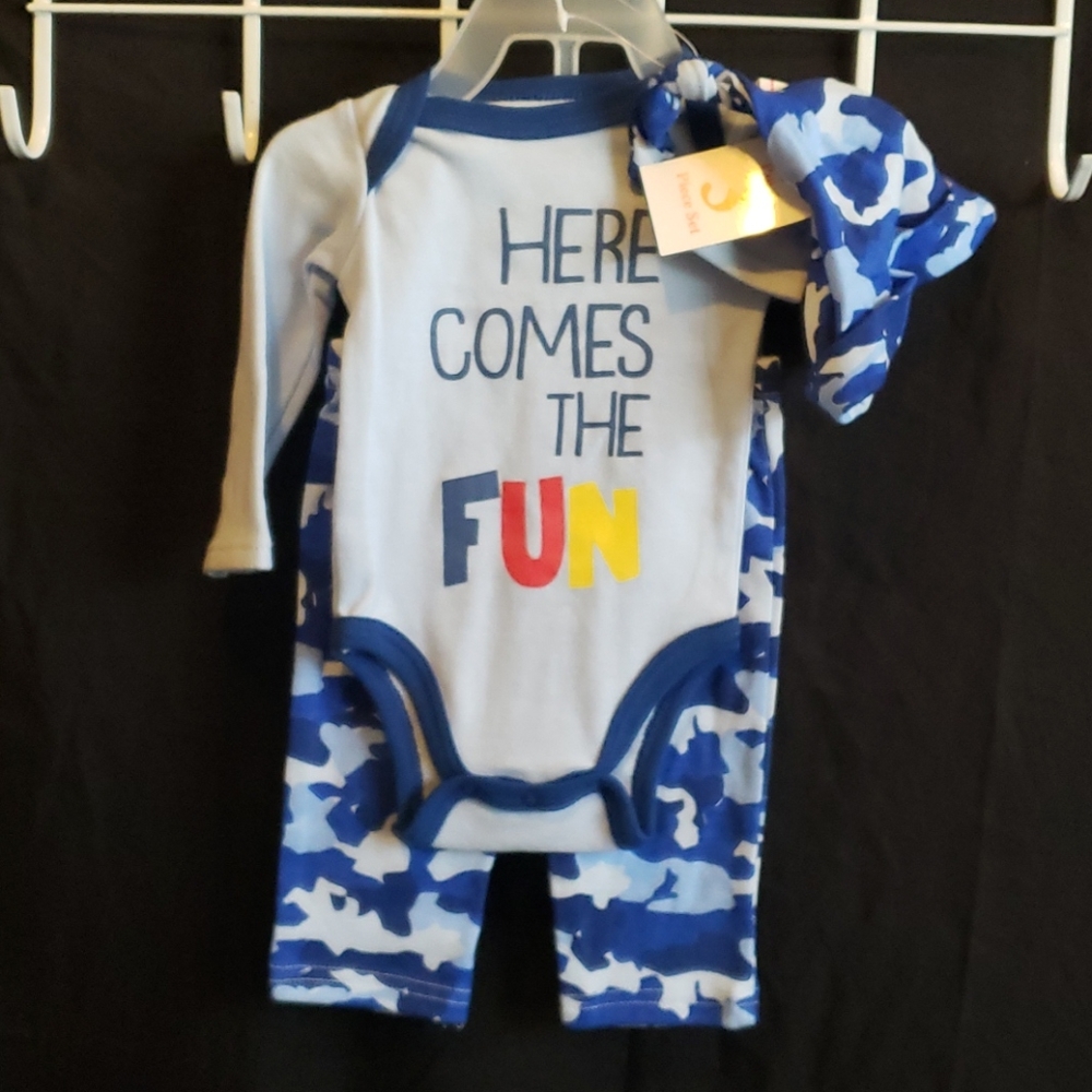 Infant onesie 3 piece set